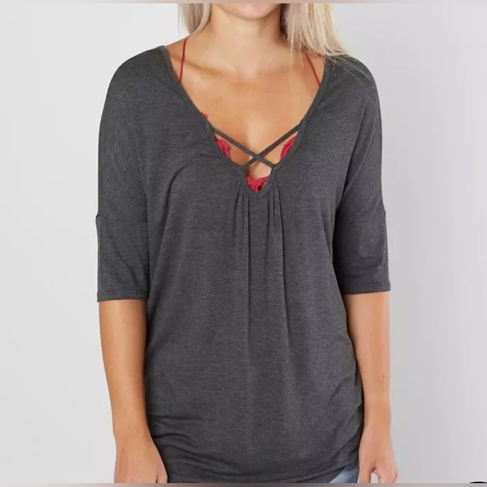 Red By BKE Strappy Top XS